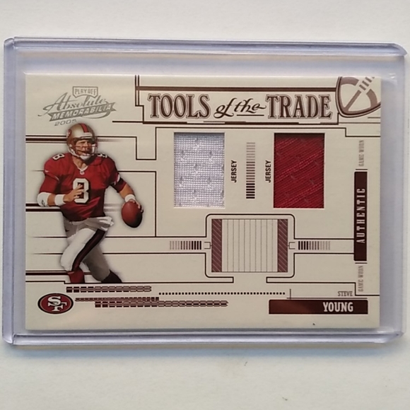 2005 Donruss Playoff Steve Young Relic